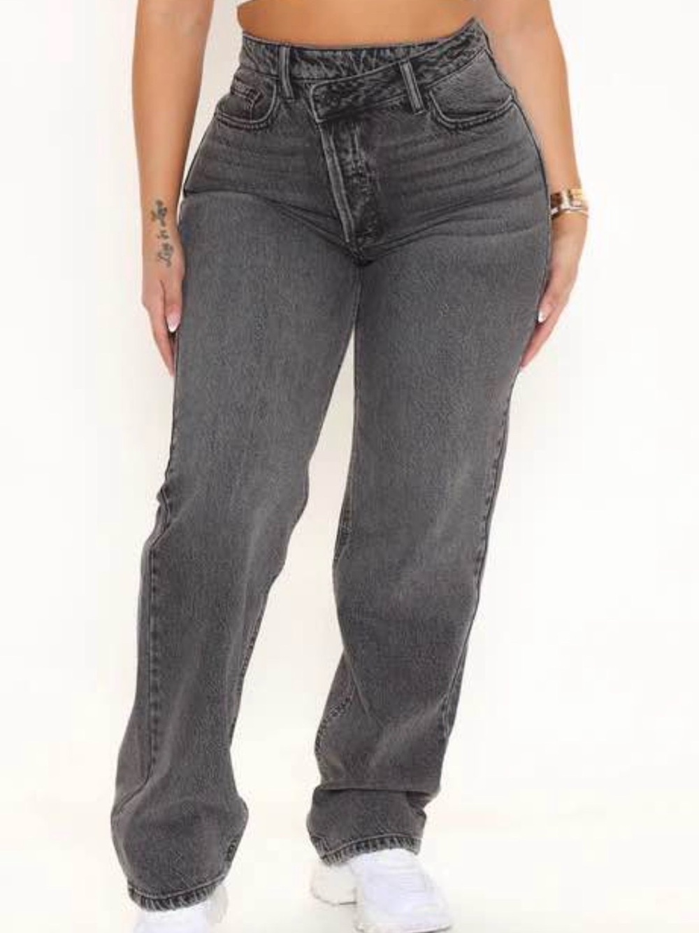Fashion nova High-Waist Straight Leg Jeans